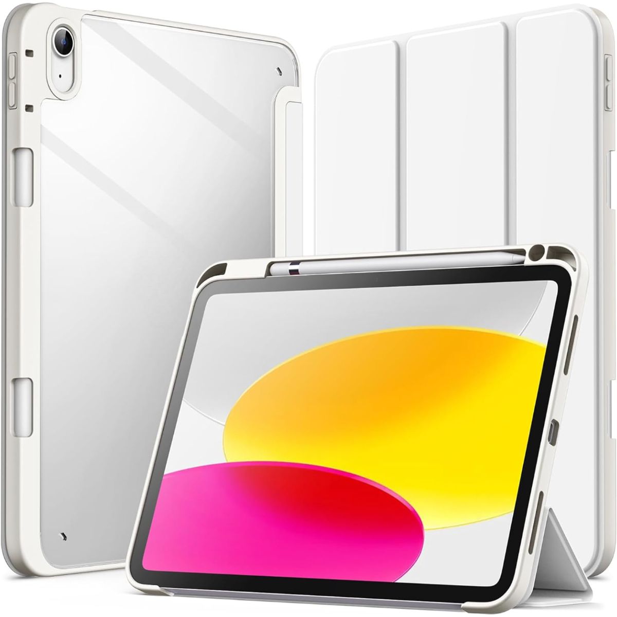 GENERICO - Forro Funda Smart Case cristal transparente Para Samsung tab s10 lite