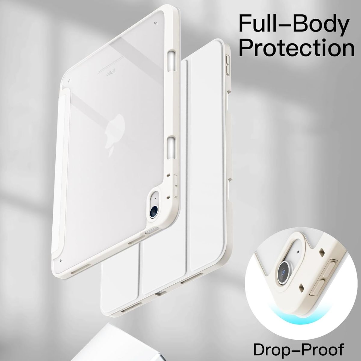GENERICO - Forro Funda Smart Case cristal transparente Para Samsung tab s10 lite