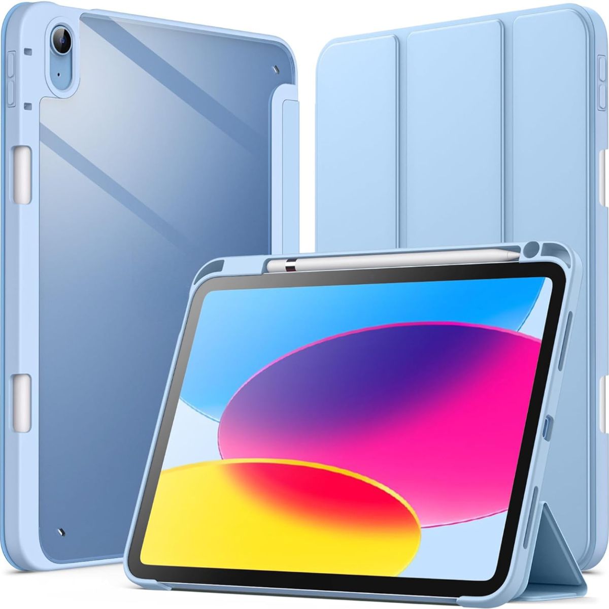 GENERICO - Forro Funda Smart Case cristal transparente Para Samsung tab s10 lite