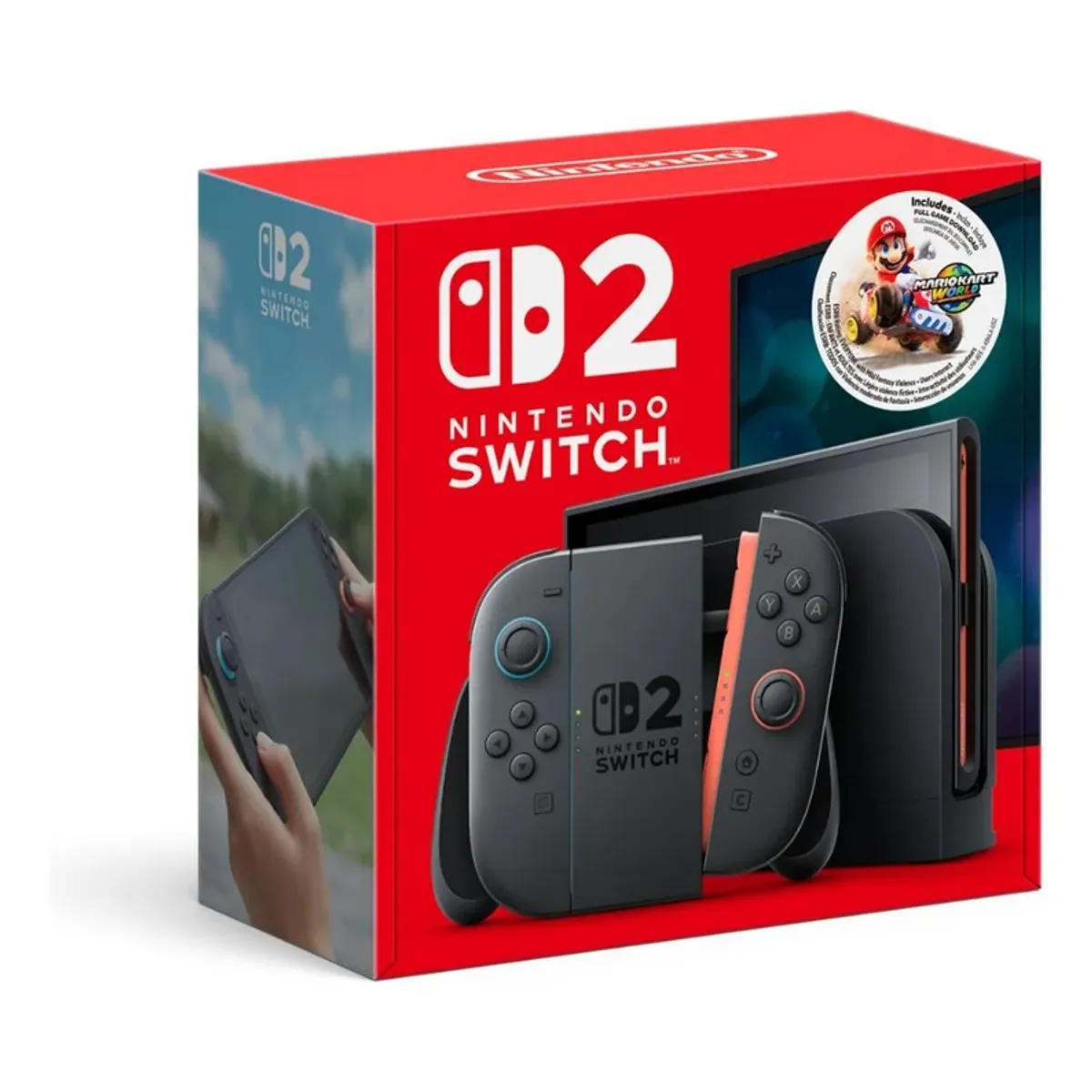 NINTENDO - Consola Nintendo Switch 2 + Juego Mario Kart World Color Negro