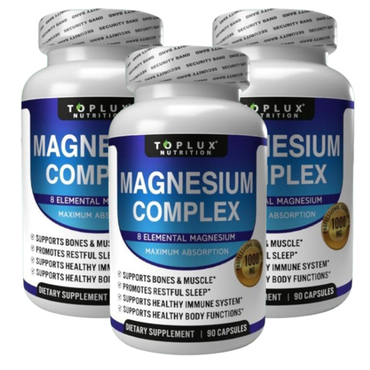 NATURAL MEDICINE - Magnesium Complex - Relajación, Sueño y Estrés x3