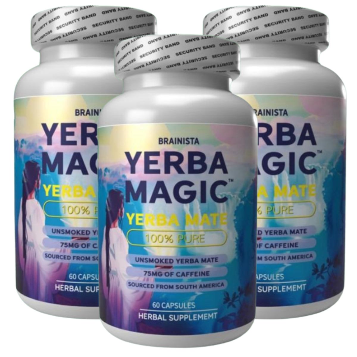 NATURAL MEDICINE - Yerba Magic Capsulas - Energía Natural y Productividad x3