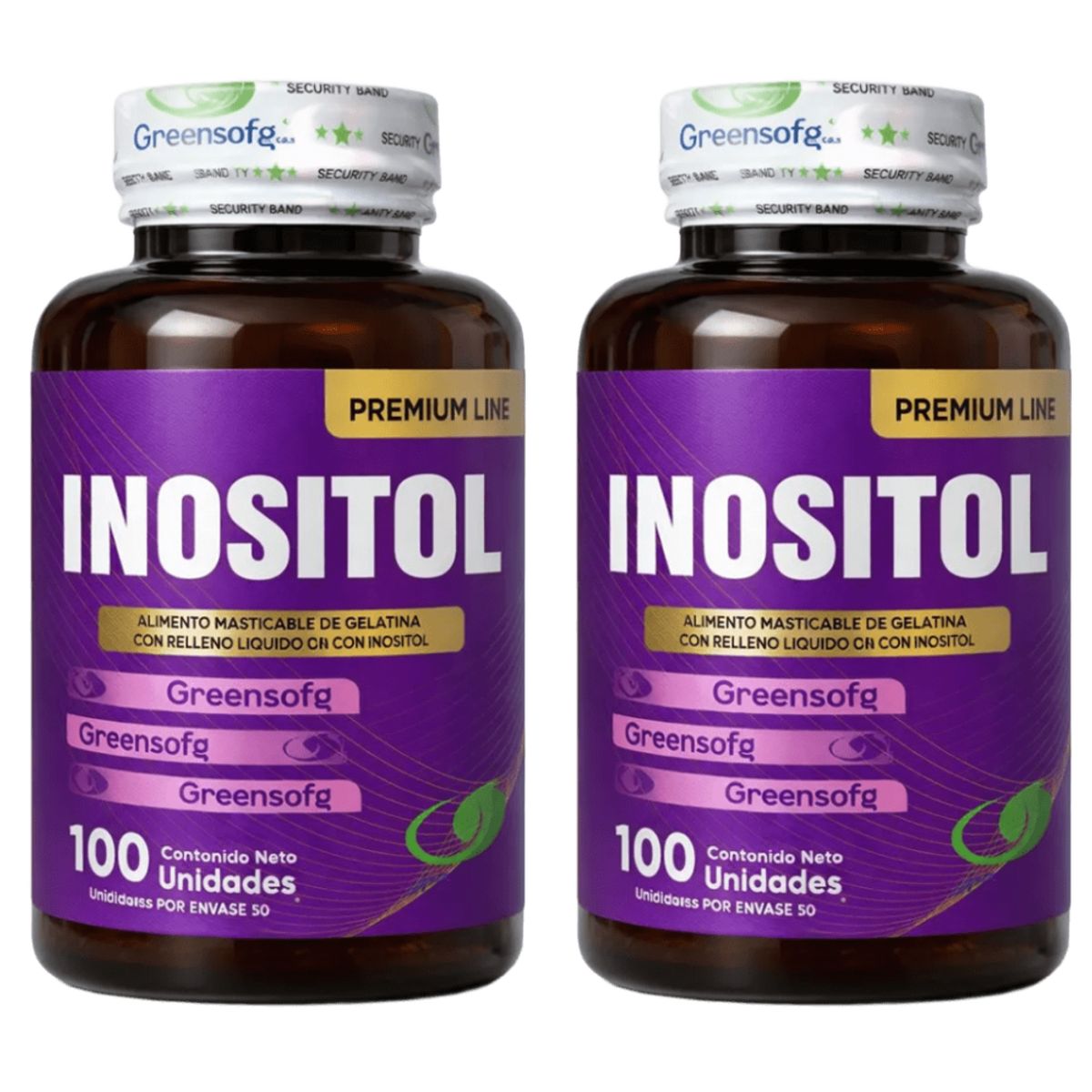 NATURAL MEDICINE - Inositol Myo + D-Chiro -  Salud Mental, Estrés y Sistema Nervioso x2