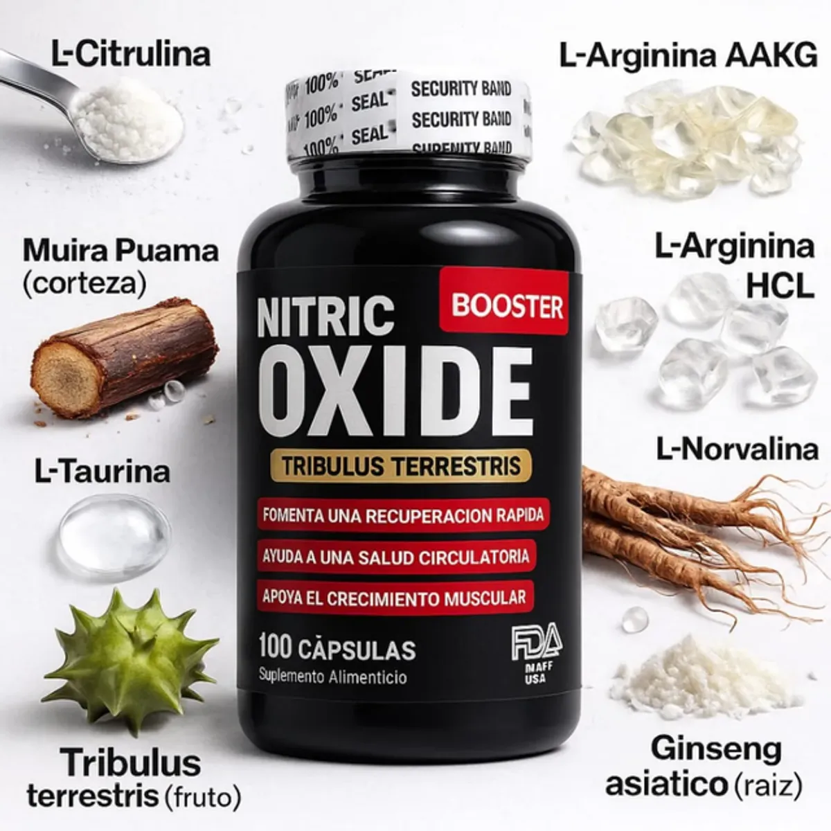 NATURAL MEDICINE - Óxido Nítrico - Rendimiento Físico y Entrenamiento x2