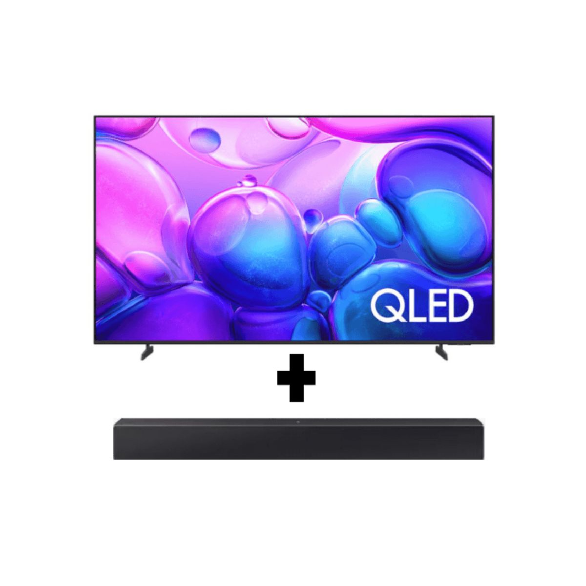 SAMSUNG - Combo Televisor Samsung 65 165cm QLED 4K F-QN65Q6FAAKXZ+Barra de Sonido HW-B400FZL