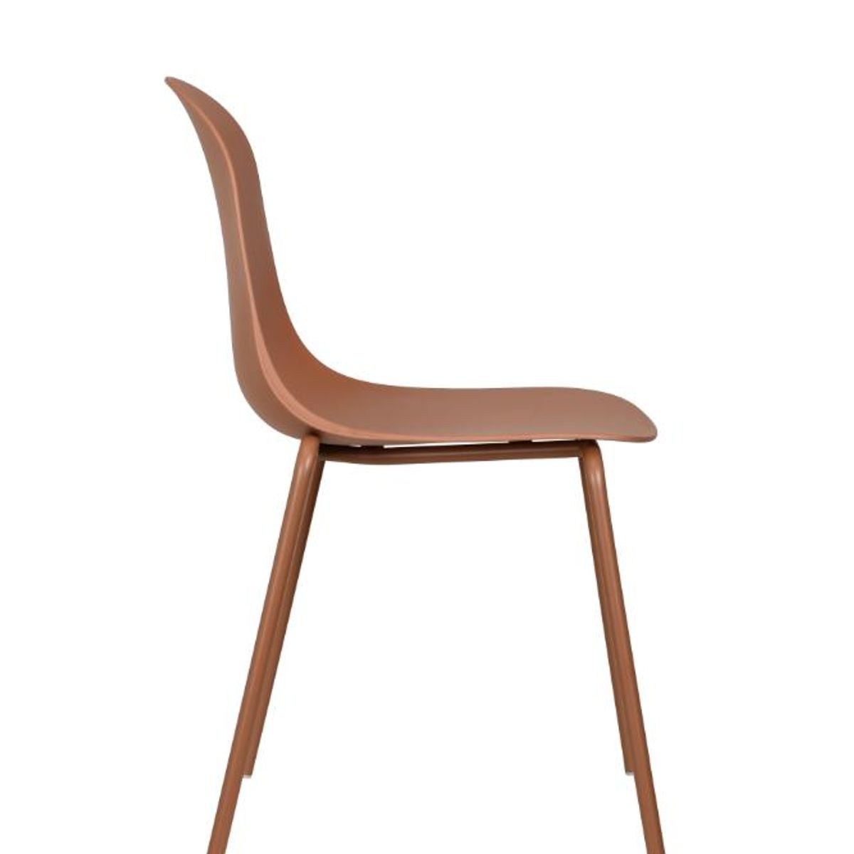 RTA DESIGN - Silla Comedor Minimalista Aira II, Color Rojo, Diseño moderno