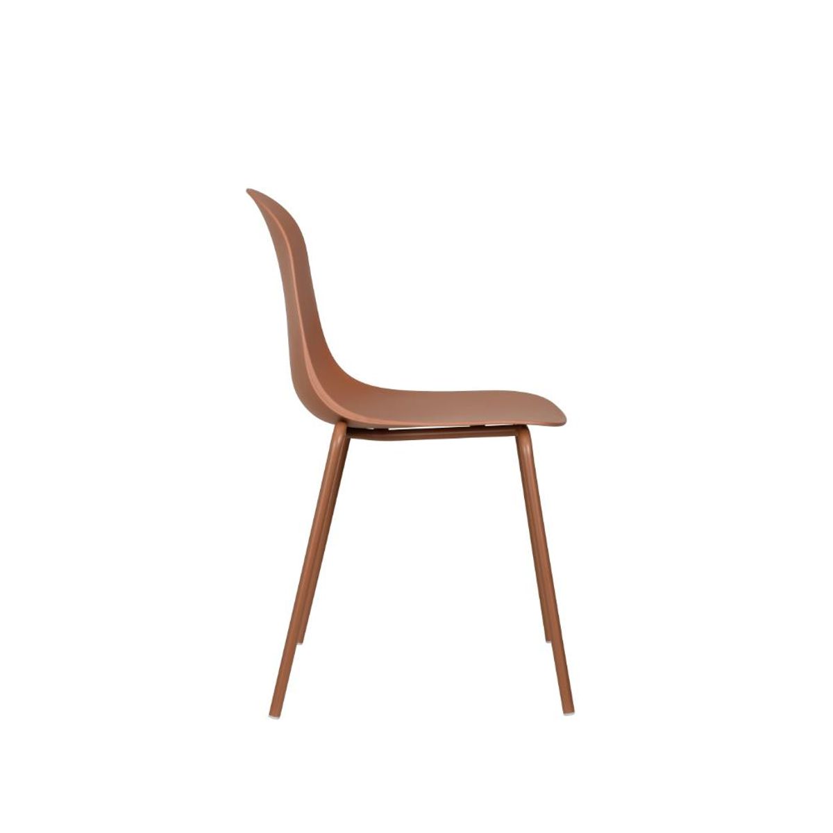 RTA DESIGN - Silla Comedor Minimalista Aira II, Color Rojo, Diseño moderno