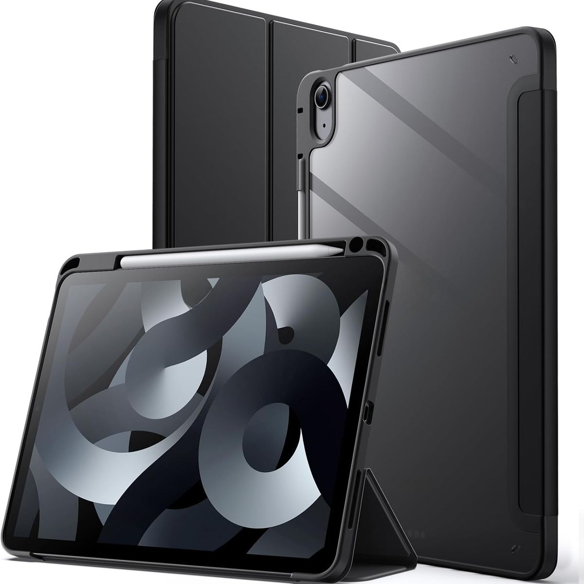 GENERICO - Forro Funda Smart Case cristal transparente Para iPad a16-10ma gen