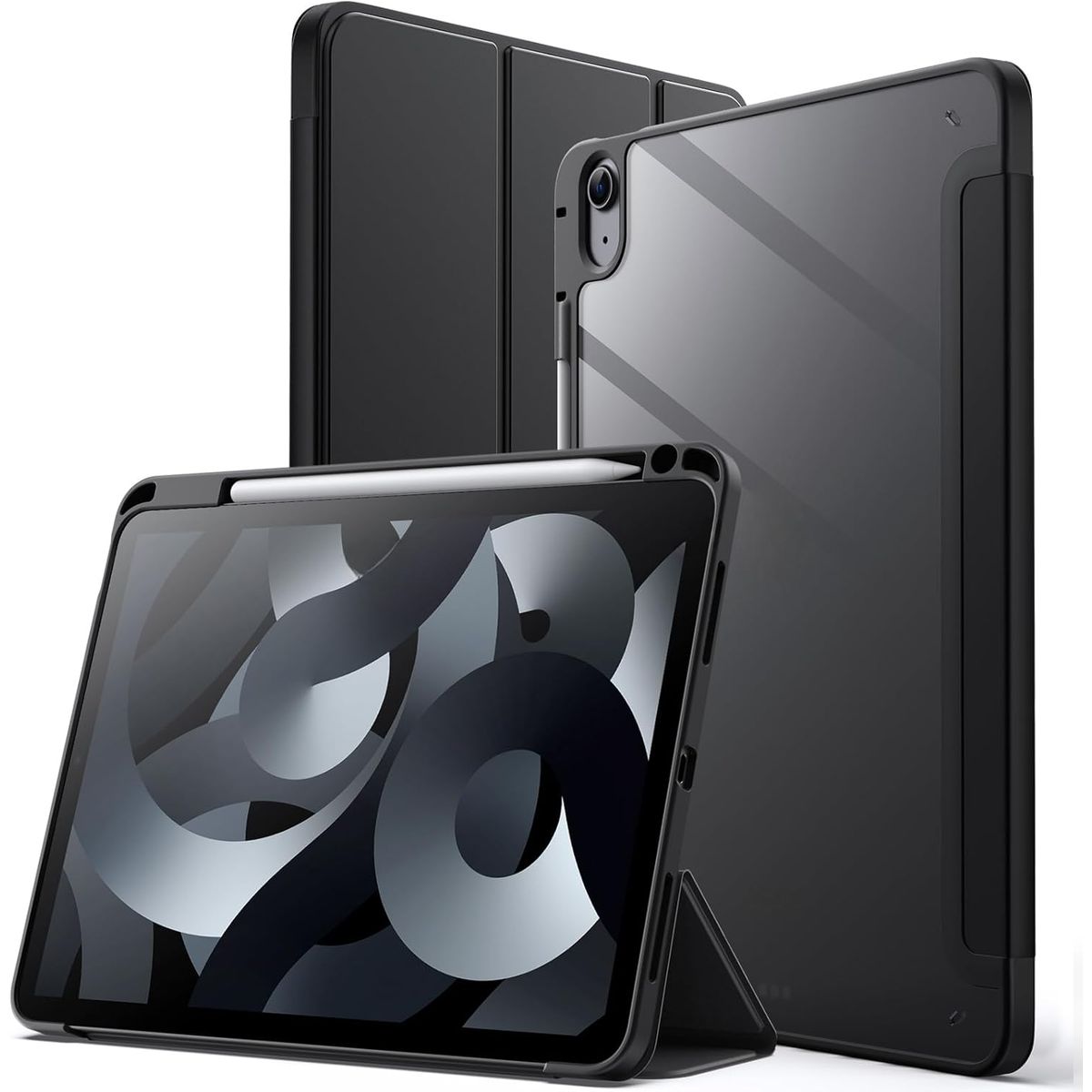 GENERICO - Forro Funda Smart Case cristal transparente Para iPad a16-10ma gen