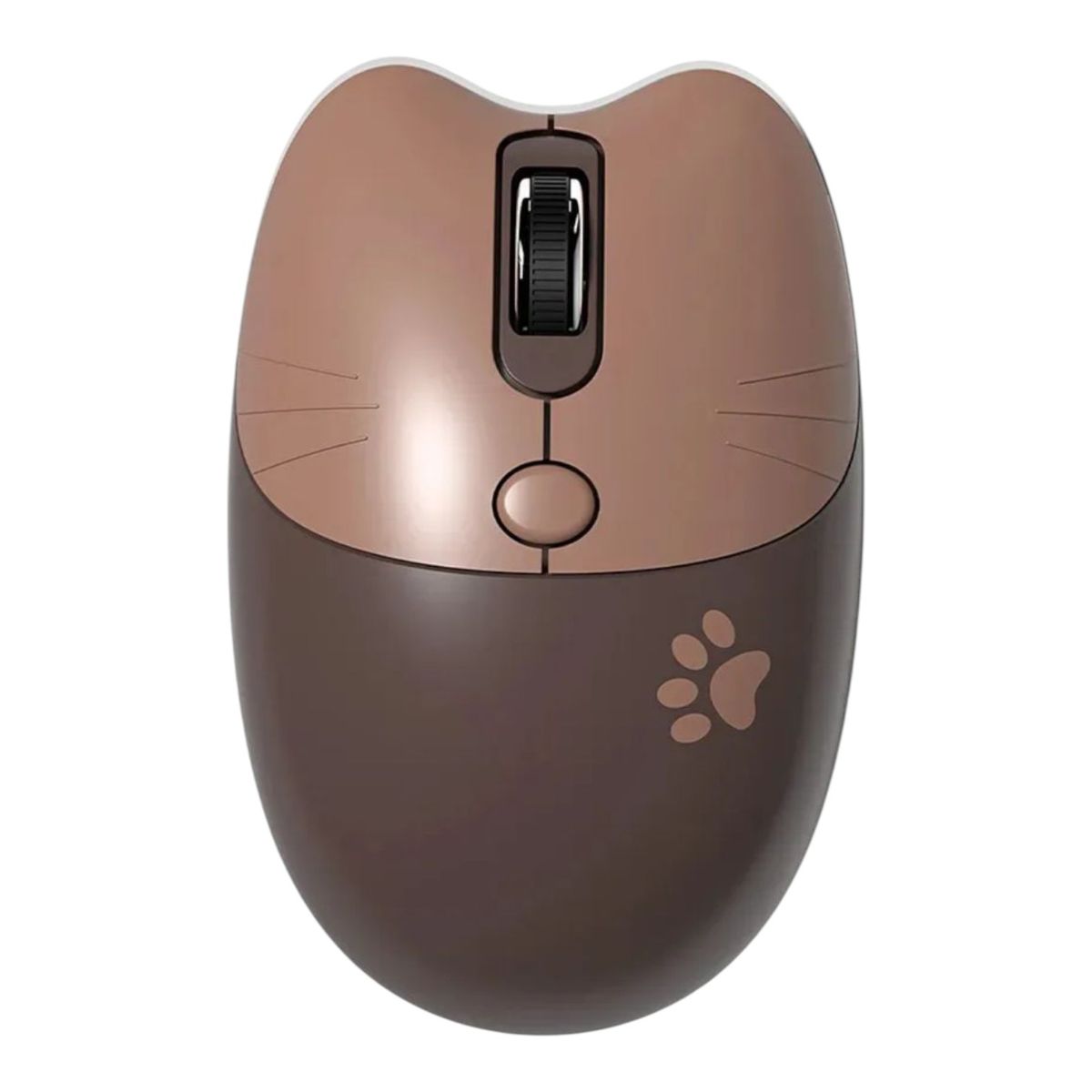 GENERICO - Mouse Inalambrico Con Forma De Gatito Mofii M3 Cafe