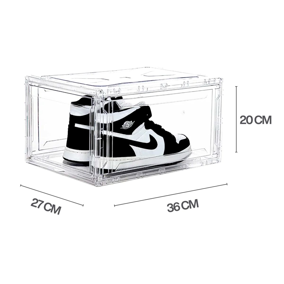 GENERICO - Organizador Acrílico Zapatos Multifuncional Transparente X 5