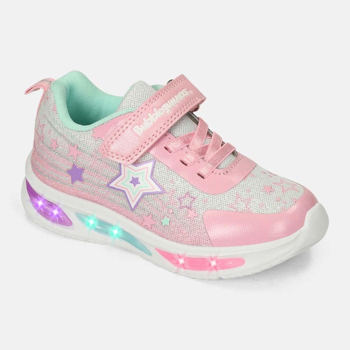 BUBBLE GUMMERS - Tenis Con Luces Para Niña Bubblegummers Violeta Universal Demian