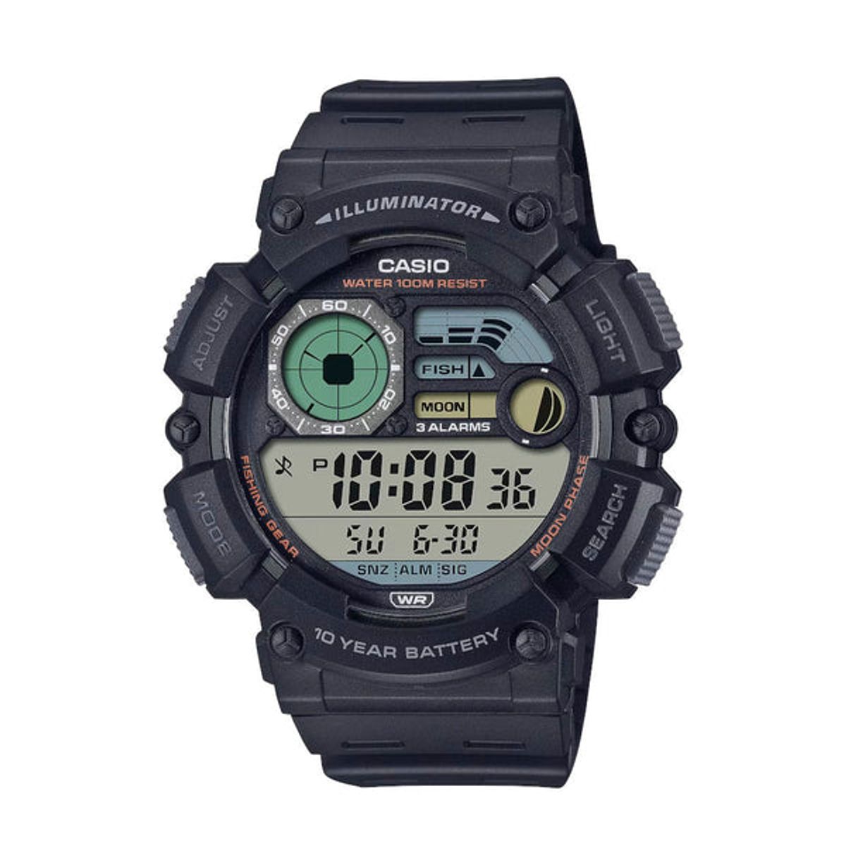 CASIO - RELOJ PARA HOMBRE CASIO WS-1500H-1AVDF -NEGRO