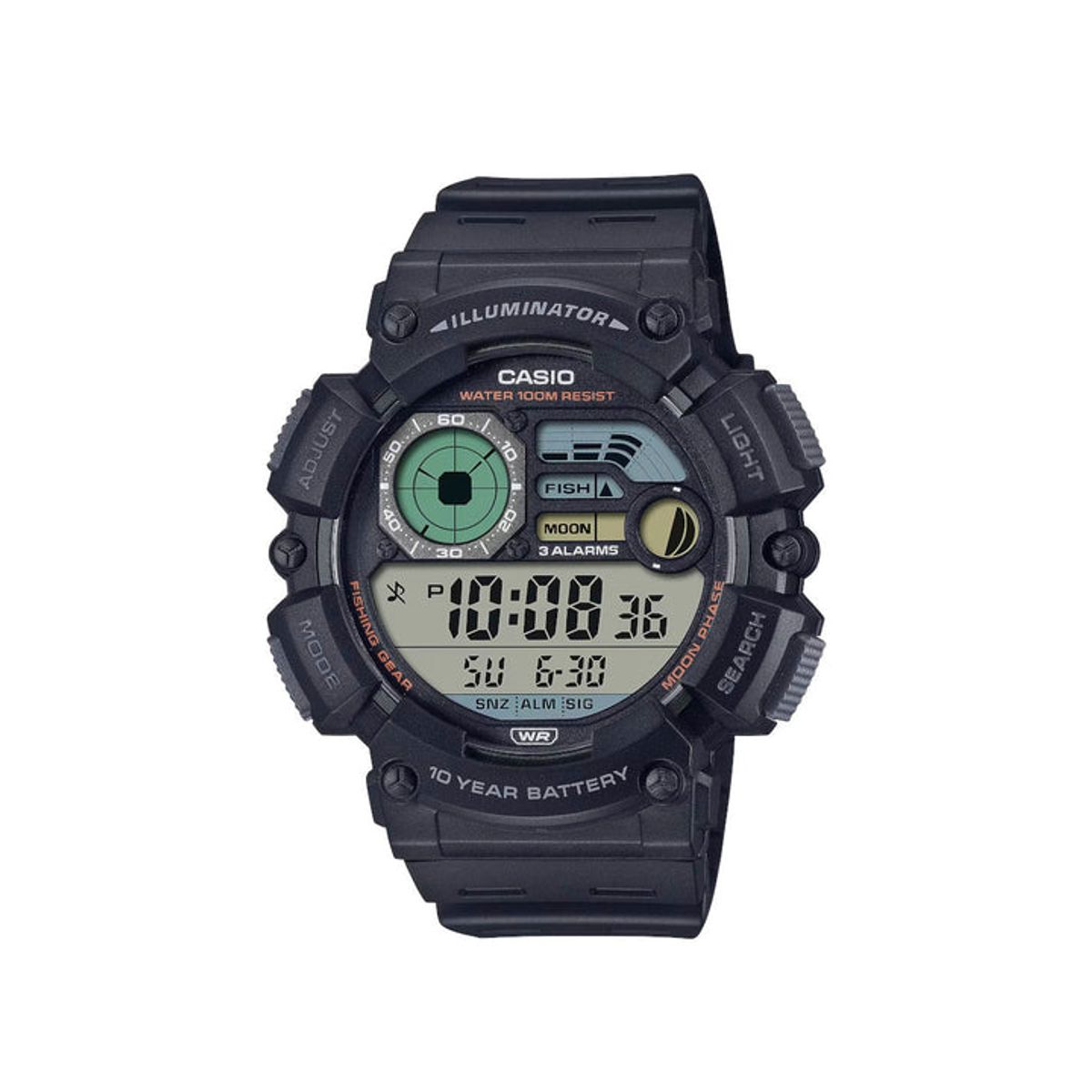 CASIO - RELOJ PARA HOMBRE CASIO WS-1500H-1AVDF -NEGRO