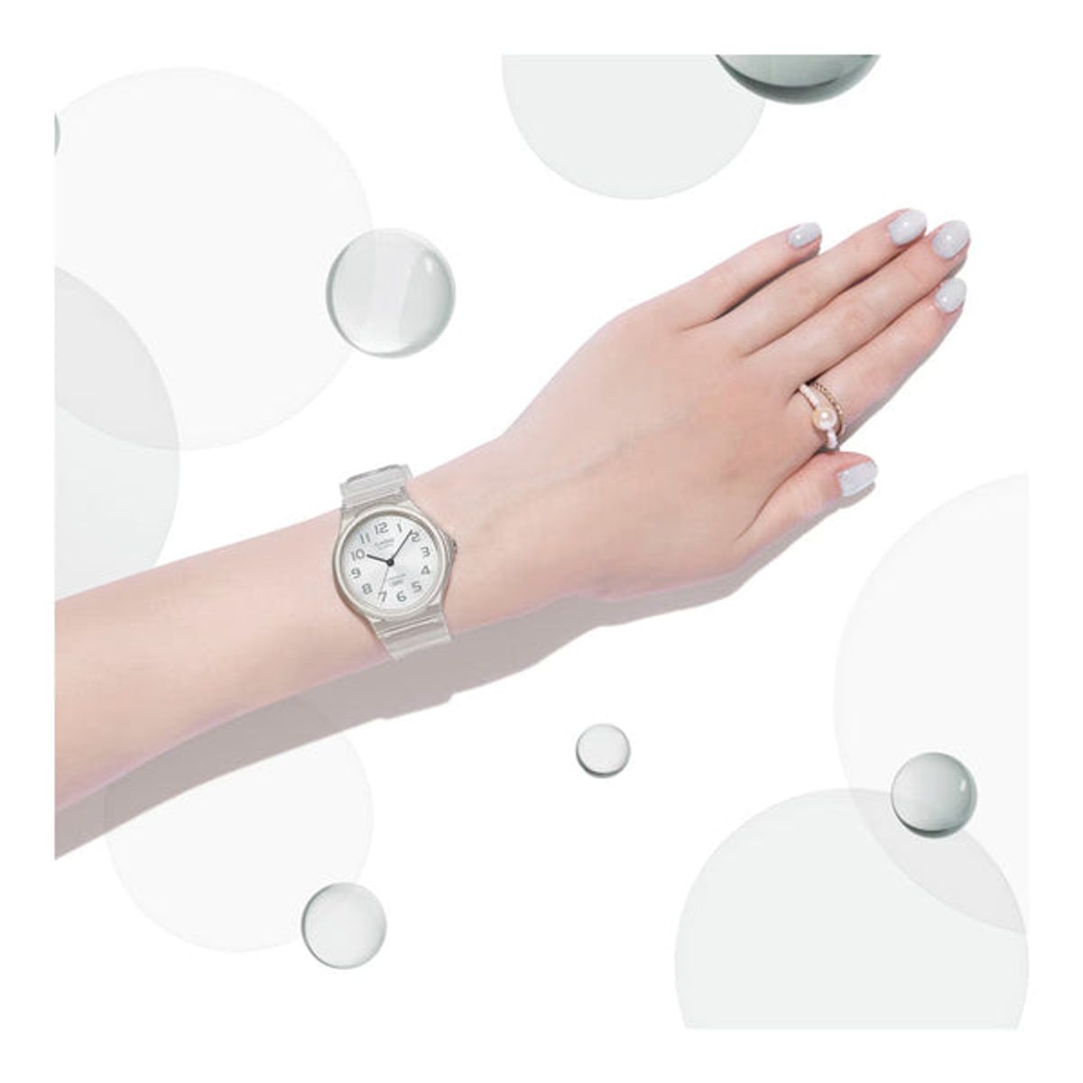 CASIO - RELOJ CASIO MQ-24S-7BDF -BLANCO