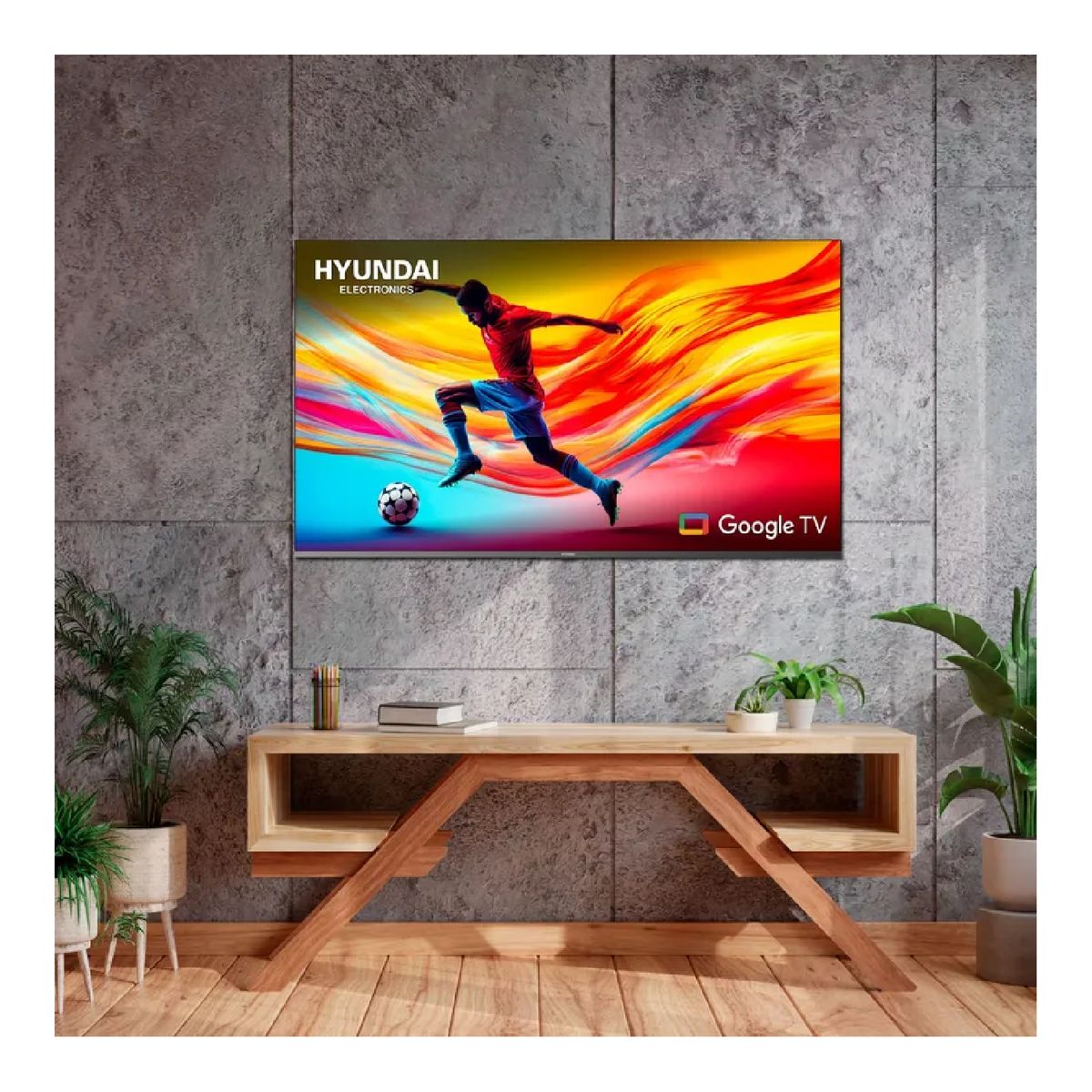 HYUNDAI - Televisor HYUNDAI 70 Smart Google TV QLED HYLED7007QG