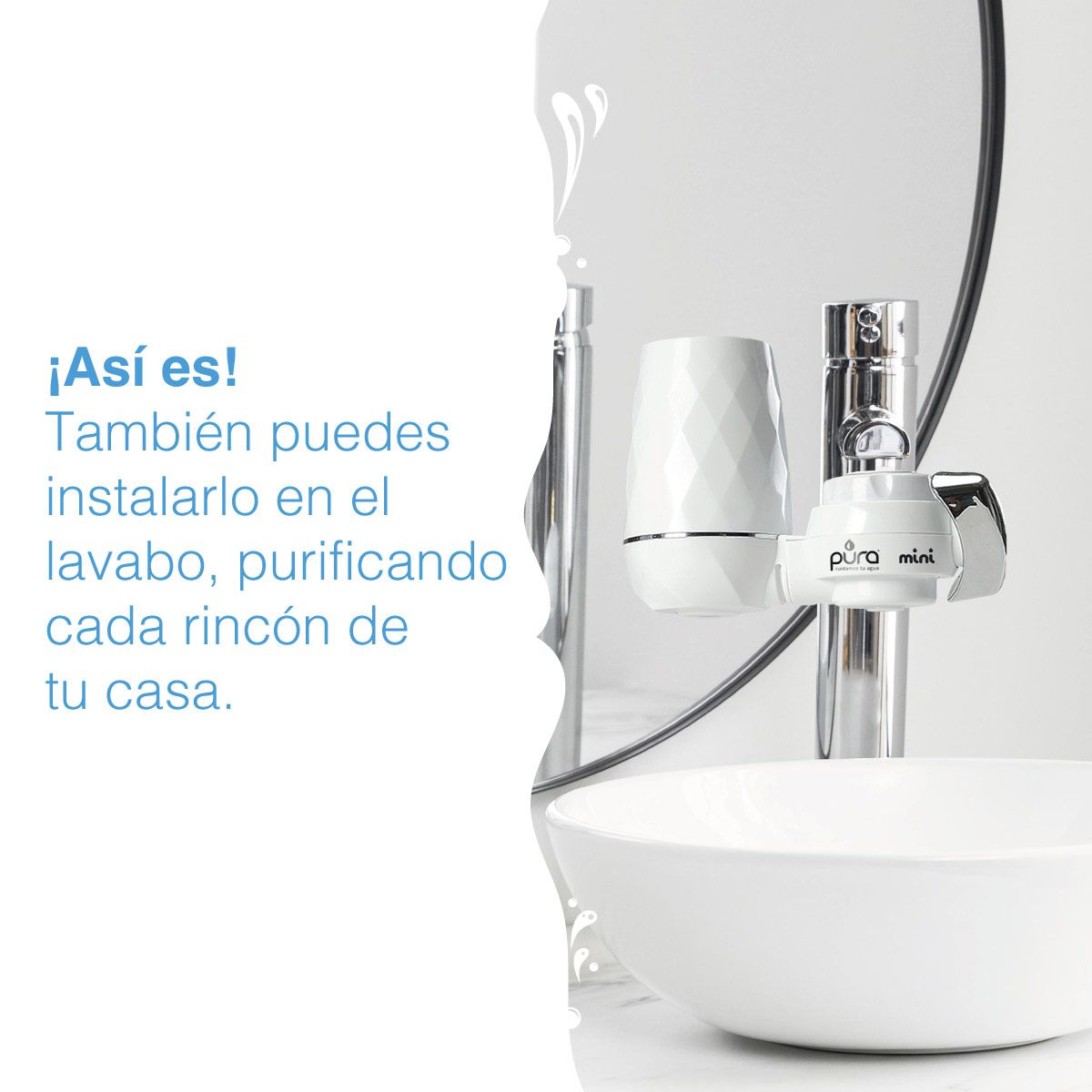 PURA - Combo Pura Triple Cuidado Purificador Mini + Beauty Ducha + Purificador Pacífico Plus