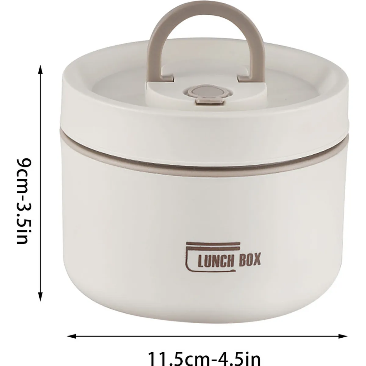 MILOPTS - Lunch Box Lonchera Térmica Portacomidas Acero Inoxidable X 2