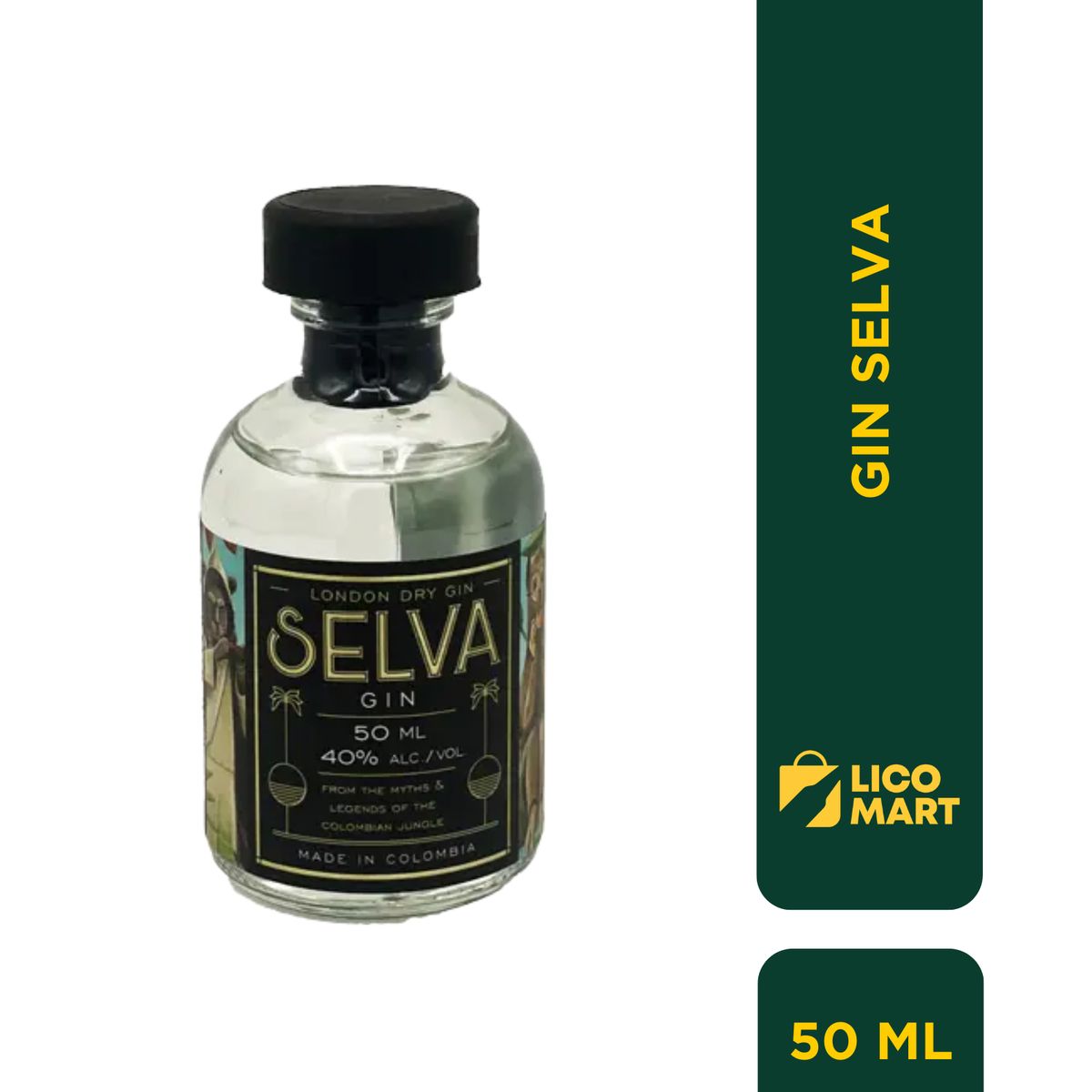 SELVA - MINIATURA GIN SELVA 50 ML