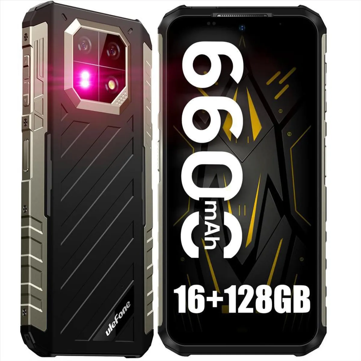 ULEFONE - Celular Ulefone Armor 22 256GB 16GB RAM Negro