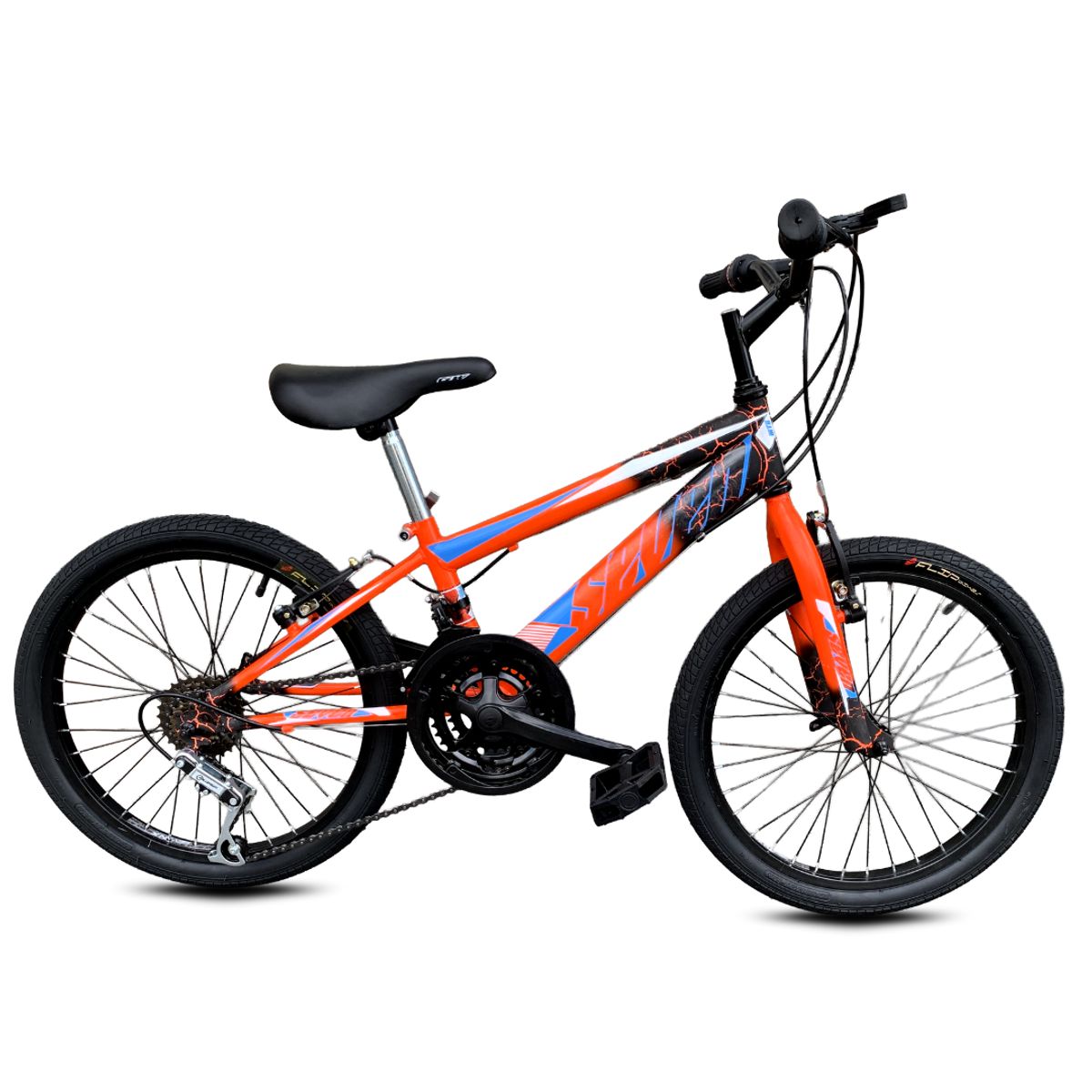 ATILA - Bicicleta para Montaña Rin 20 para Niño Modelo 2025 Naranja - Negro