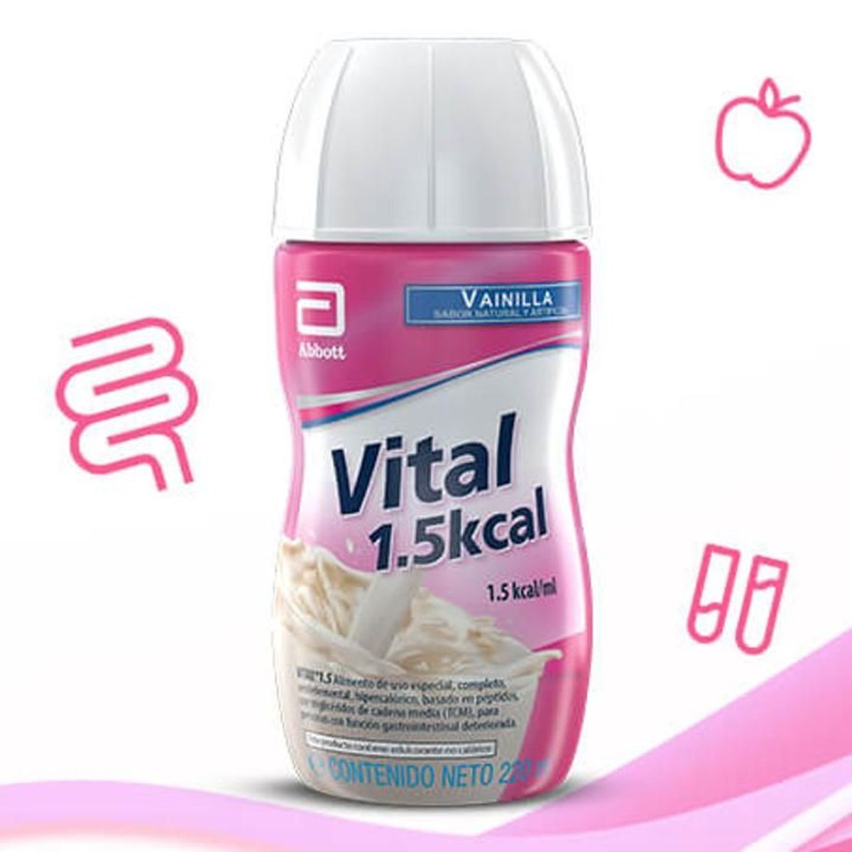 ABBOTT - 12 Pack Vital 1.5 Kcal Vainilla X 220 Ml