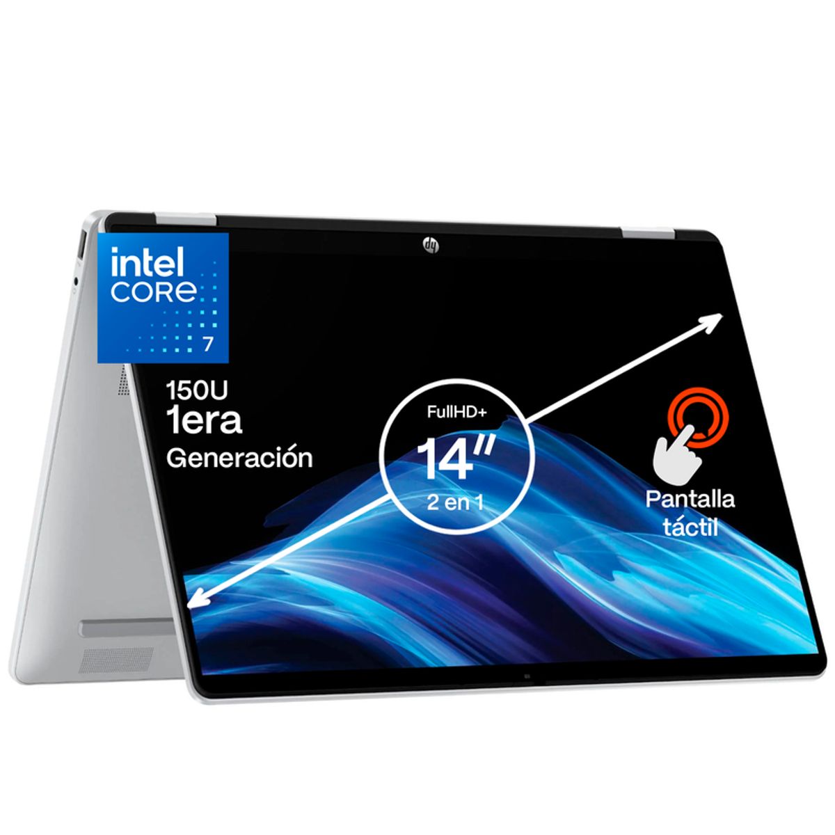 HP - Portátil  HP OMNIBOOK 5 Intel Core i7 150U RAM 16GB SSD 4 TB Iris Xe 60Hz