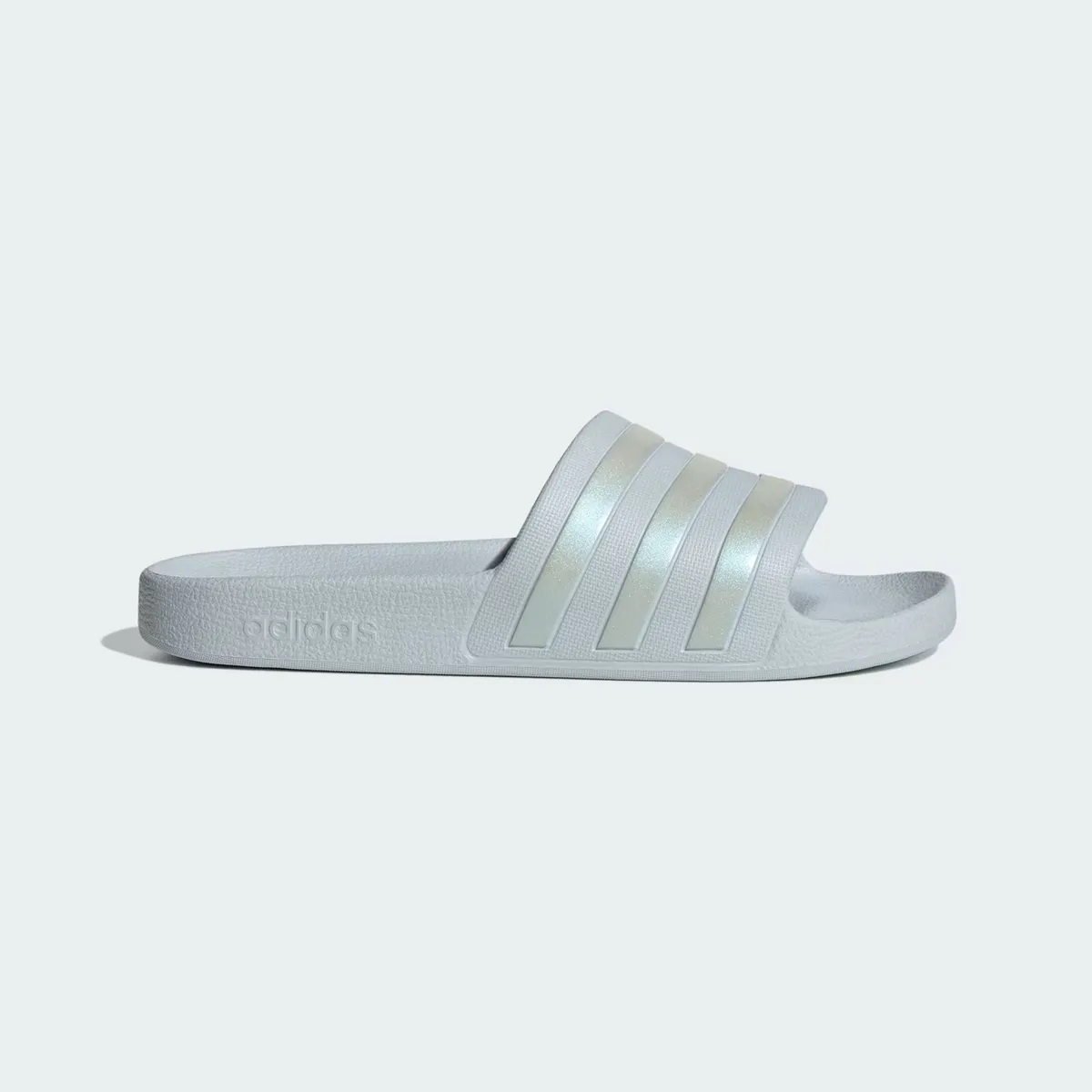 ADIDAS - Sandalias Adidas Mujer Adilette Aqua IF0894 Gris Claro Uso Diario