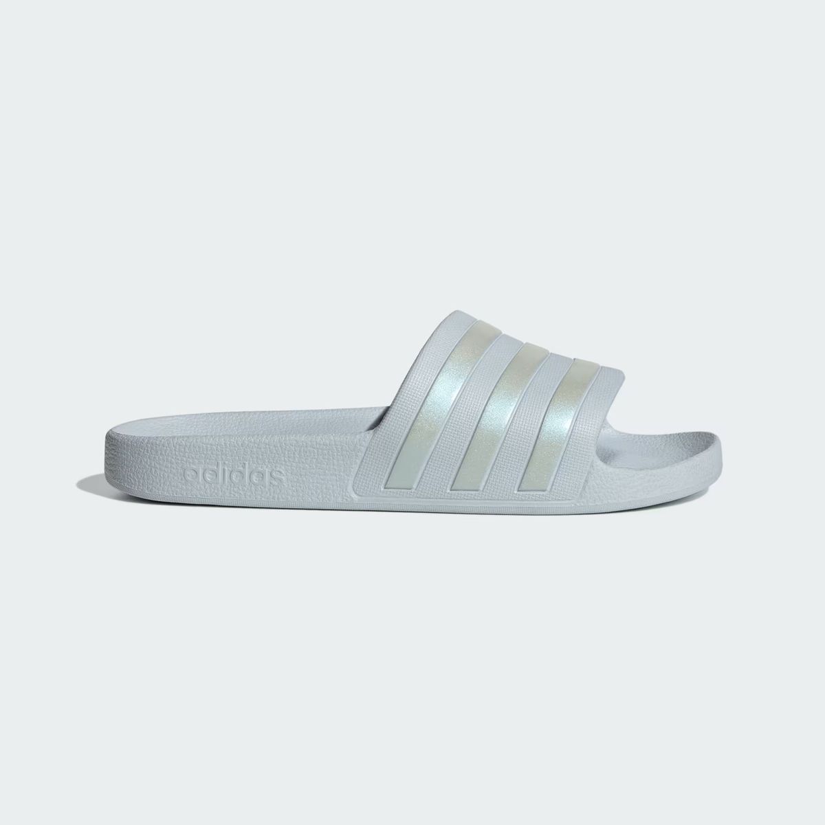ADIDAS - Sandalias Adidas Mujer Adilette Aqua IF0894 Gris Claro Uso Diario