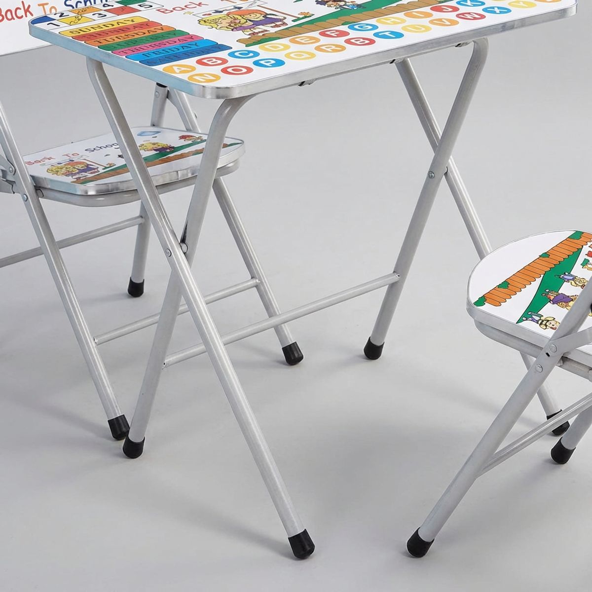 IMPORTADORA MAKA - Combo Escritorio Plegable + Silla Infantil Premium Pizarra Verde