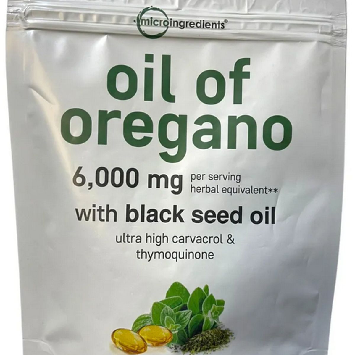 GENERICO - Extracto Aceite Oregano 6000 capsulas