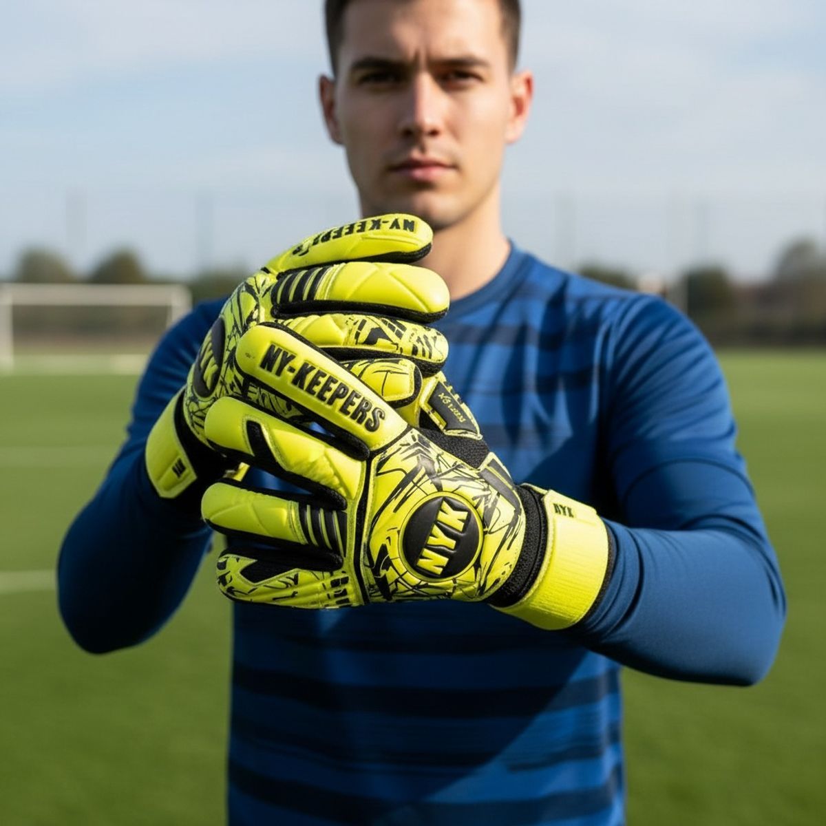 NYK - Guantes De Fútbol Nyk Semiprofesional Reflex Niño / Adulto