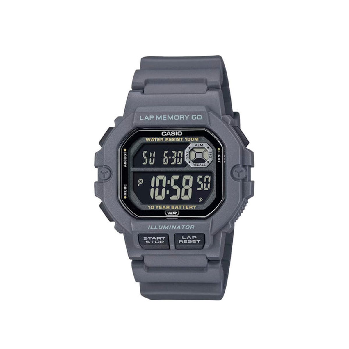 CASIO - RELOJ PARA HOMBRE CASIO WS-1400H-8BVDF -GRIS