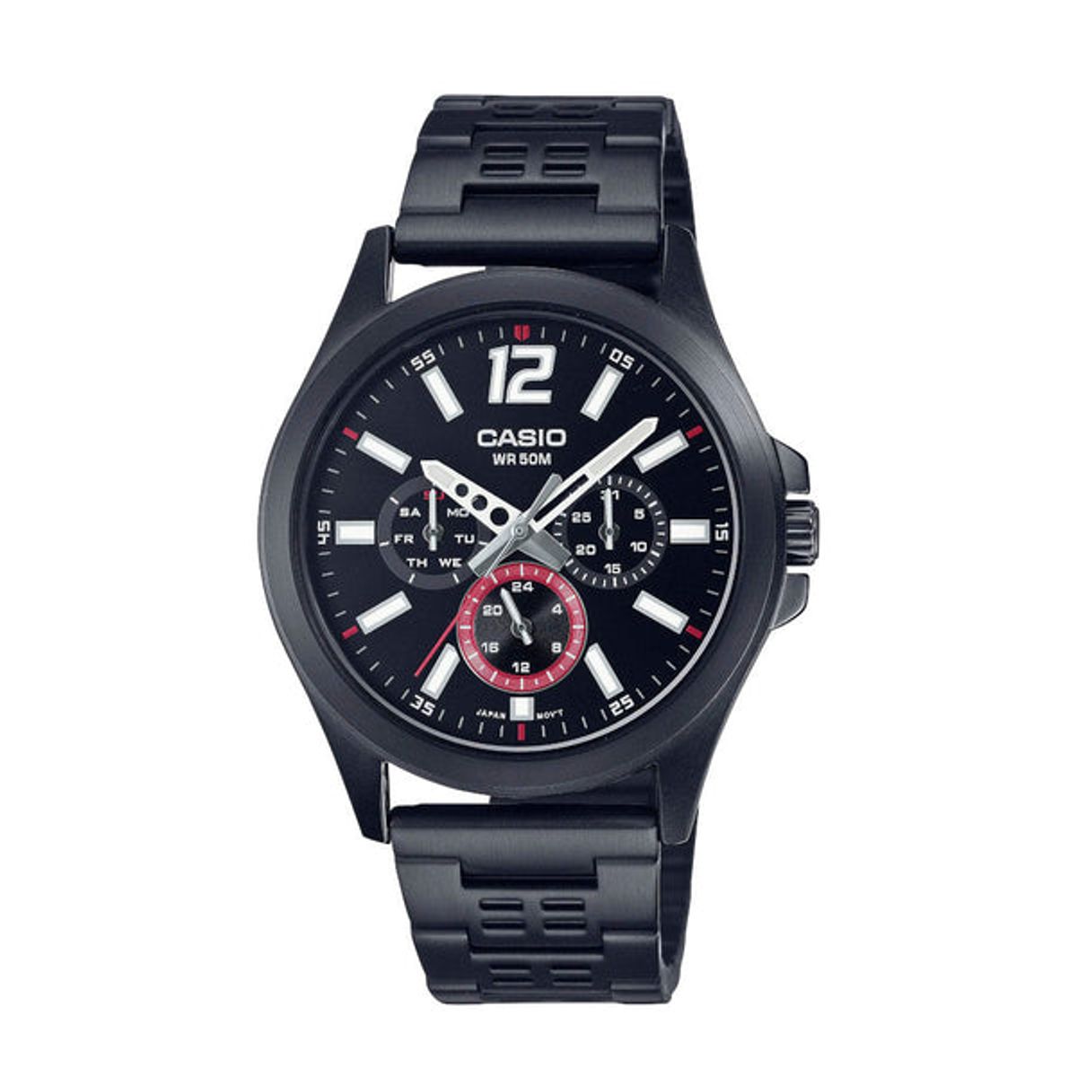 CASIO - RELOJ PARA HOMBRE CASIO MTP-E350B-1BVDF - NEGRO