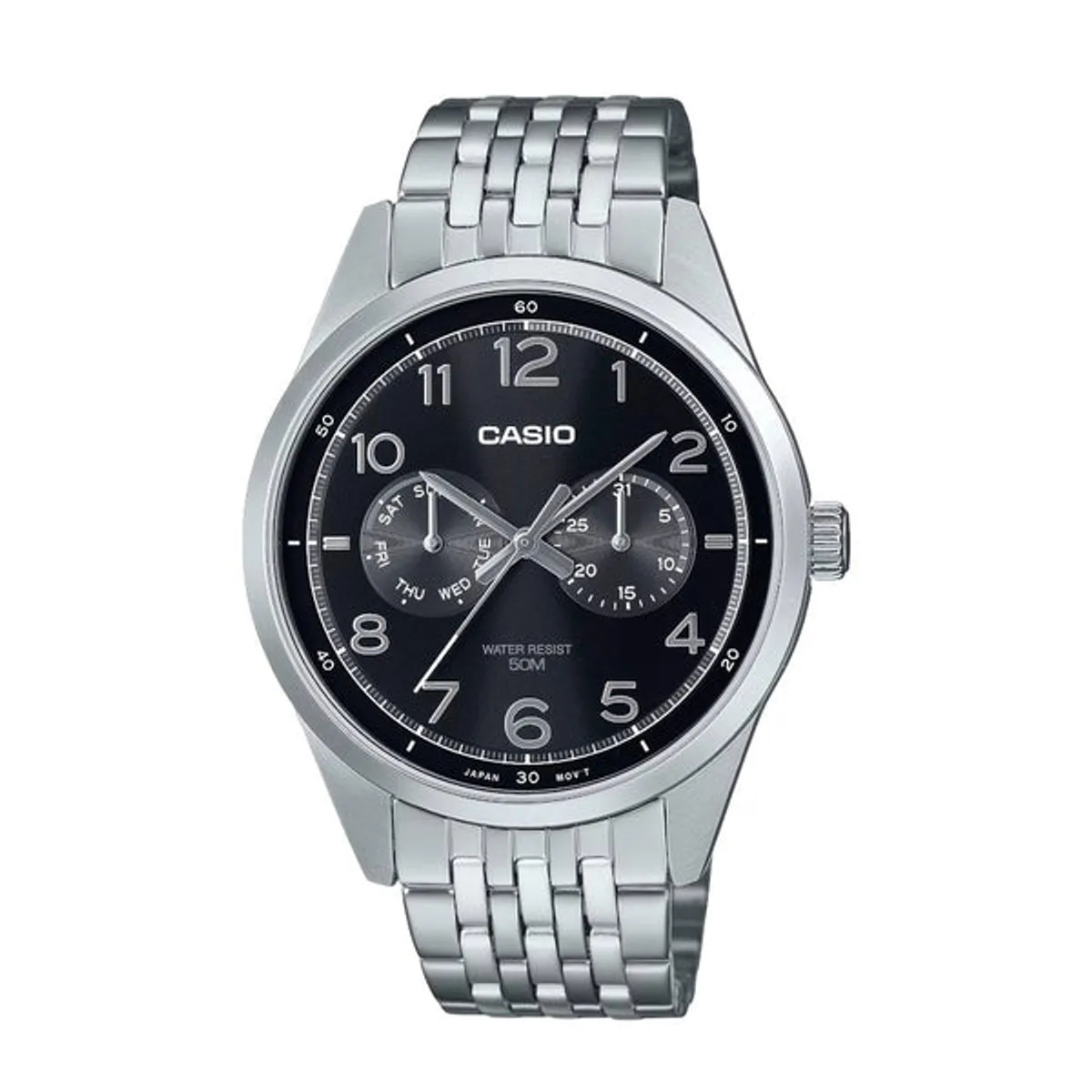 CASIO - RELOJ PARA HOMBRE CASIO MTP-E340D-1AVDF - NEGRO