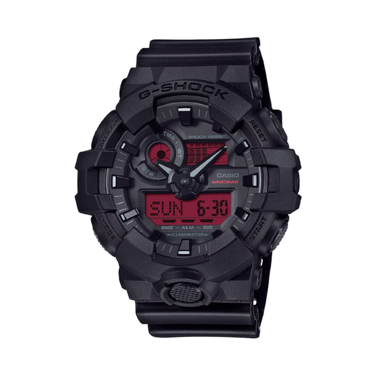 G-SHOCK - RELOJ CASIO G-SHOCK GA-700BBR-1ADR - NEGRO