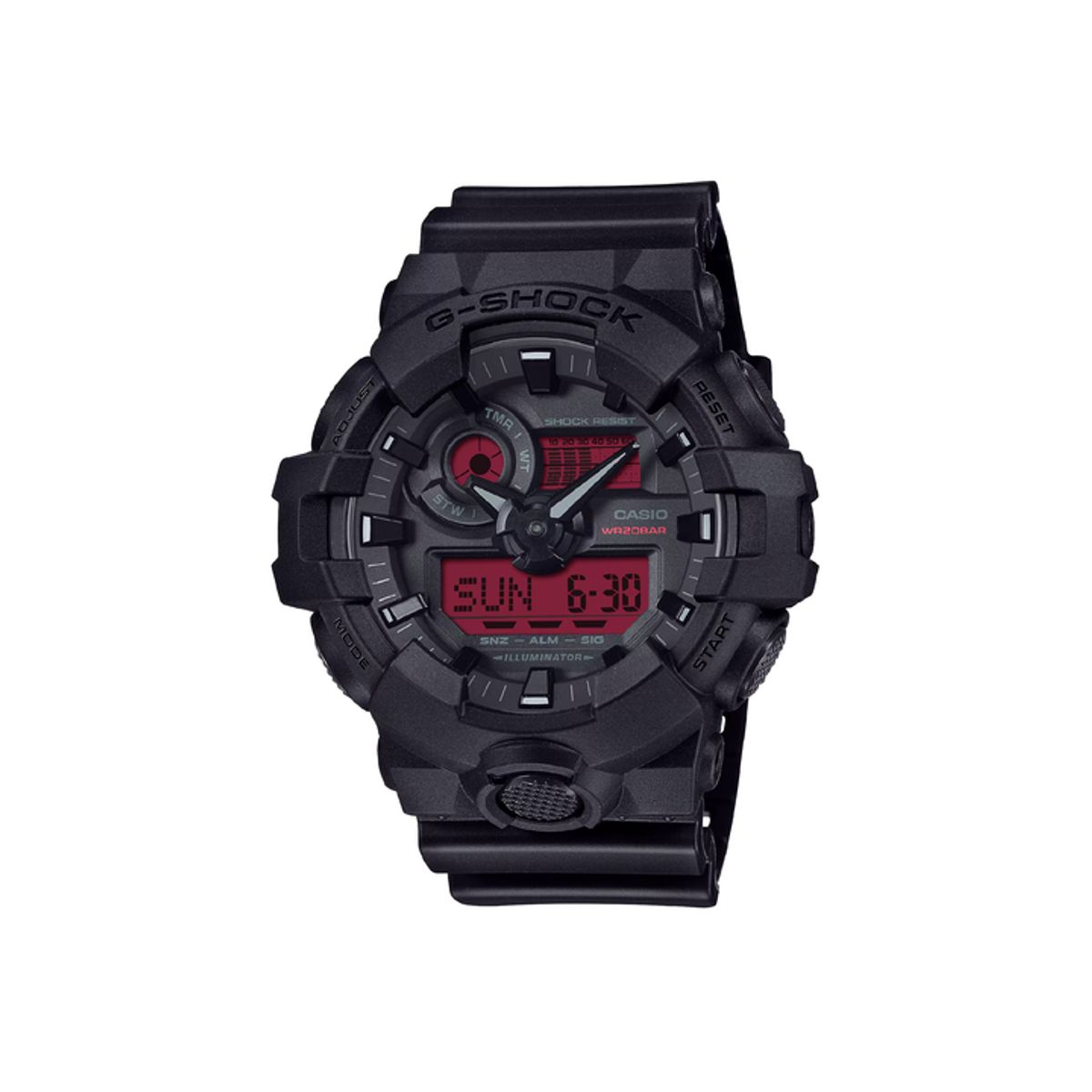 G-SHOCK - RELOJ CASIO G-SHOCK GA-700BBR-1ADR - NEGRO
