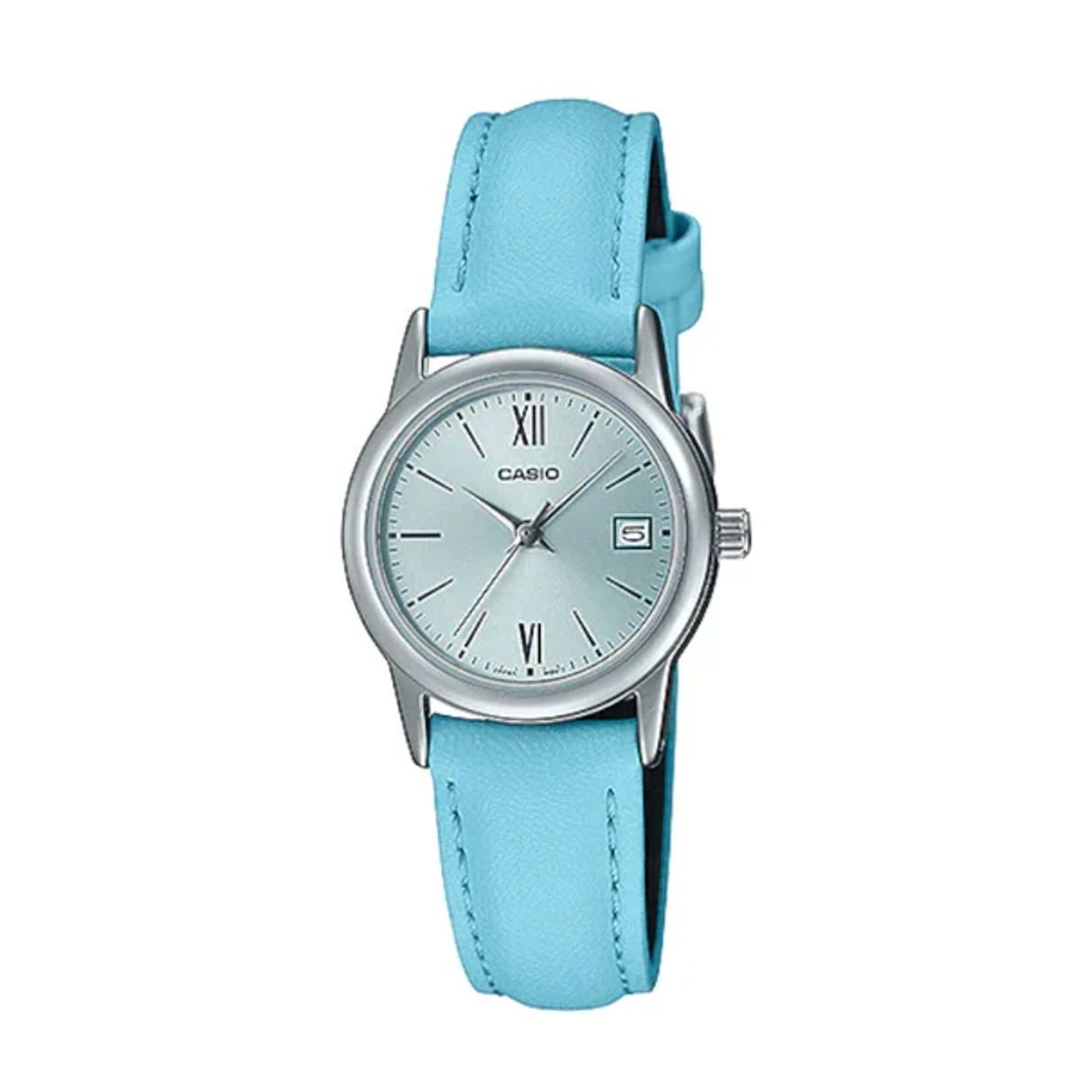 CASIO - RELOJ PARA MUJER CASIO LTP-V002L-2B3UDF -AZUL
