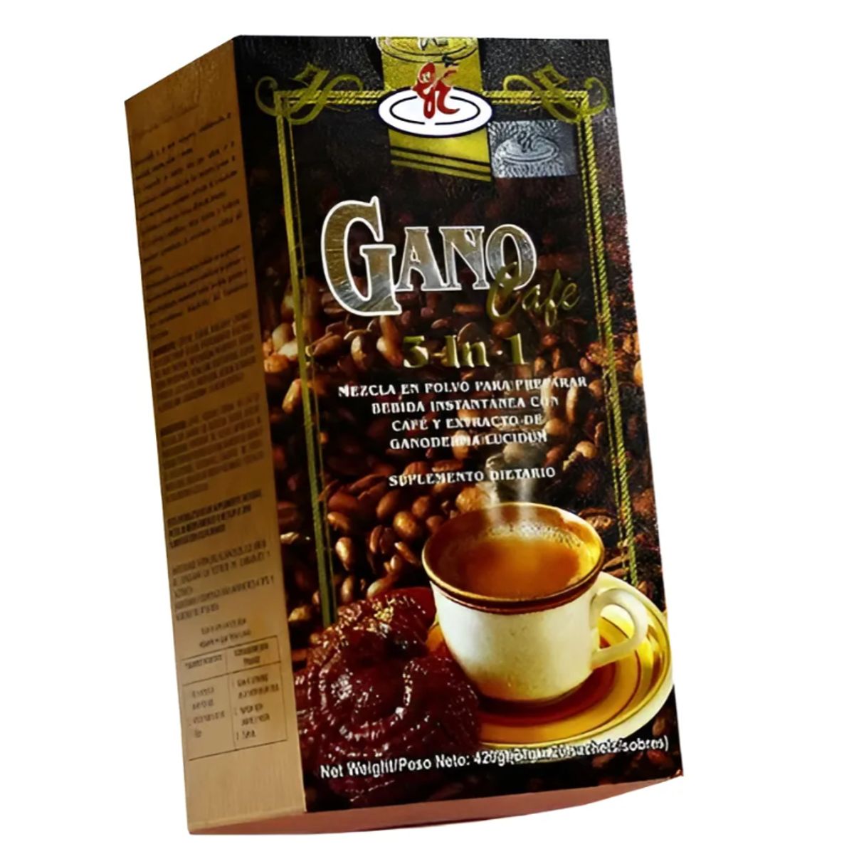 GANO EXCEL - ALIMENTO CON CAFE 3 EN 1 X 420G./ GANO CAFE X 20 SOBRES