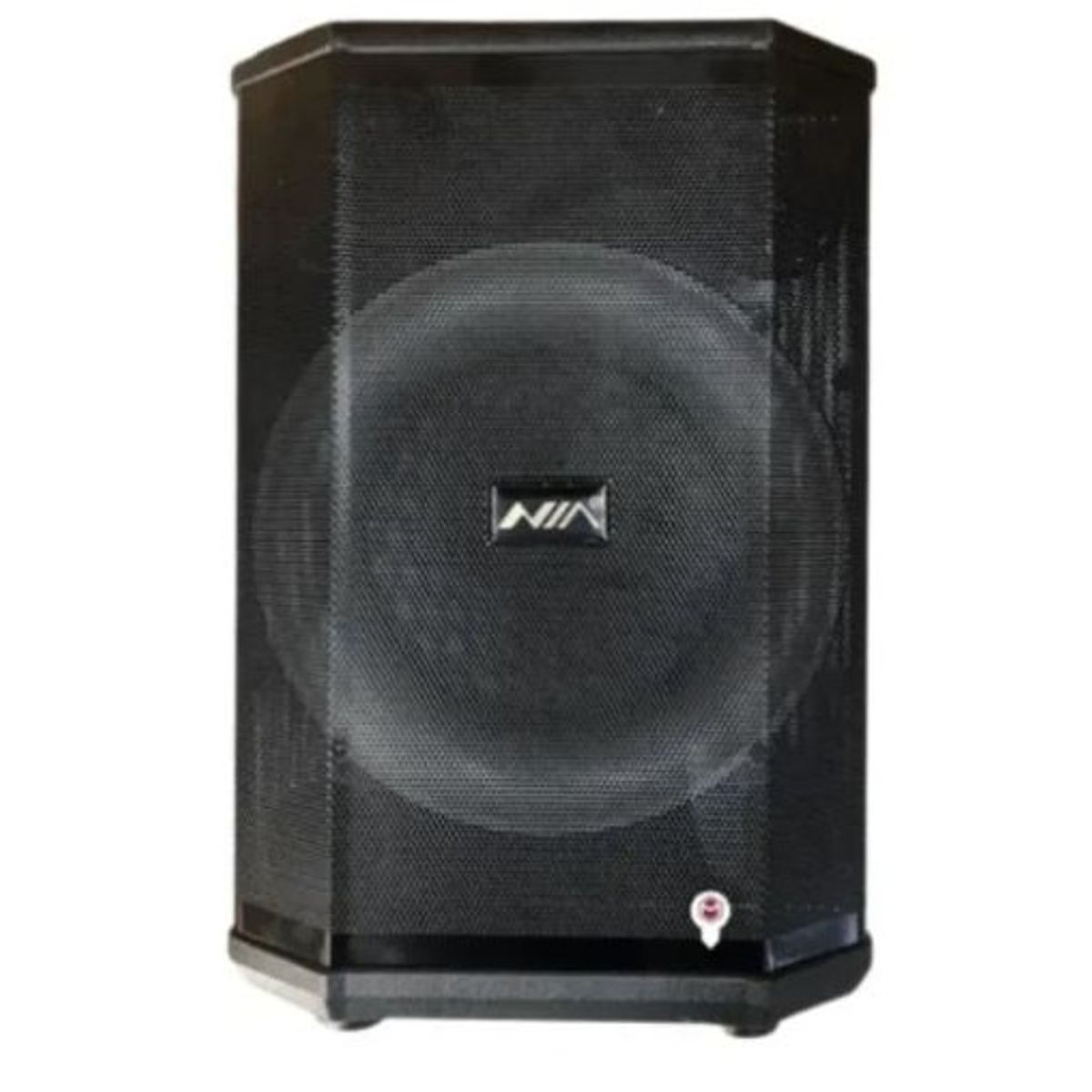 NIA - Parlante Woofer 8 Nia An-2018 Bluetooth Led Micrófono Inalámbrico Negro