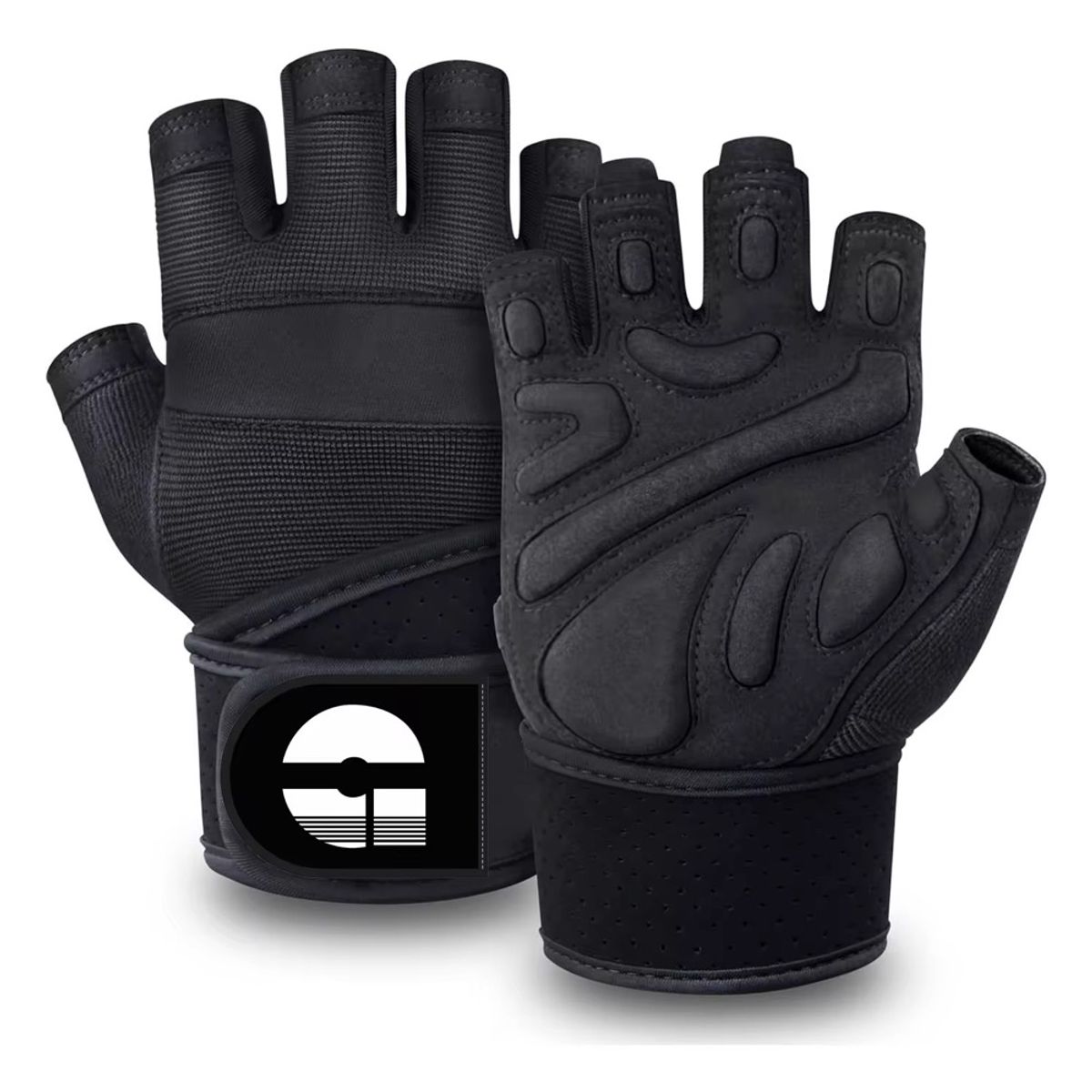 SPORT - Guantes Hombre Levantamiento de Pesas mas acolchado mayor proteccion Talla XL