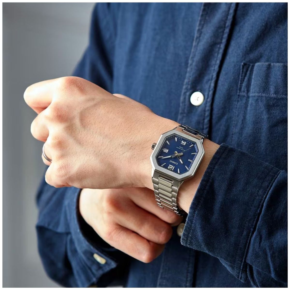 CASIO - Reloj Casio Referencia MTP-B195D-2A Diseño Elegante
