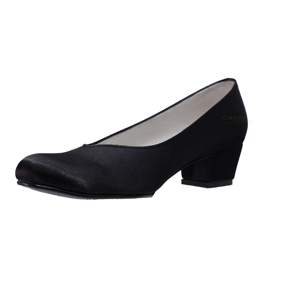 GENERICO - Zapato En Satin Para Dama Tacón Ancho 3 12