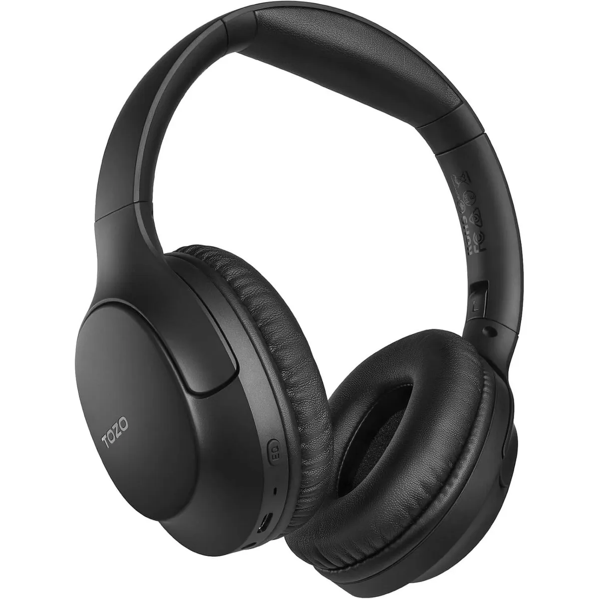 TOZO - TOZOH100 AURICULARES BLUETOOTH OVER-EAR CANCELACION RUIDO Y MICROFONO NEGROS