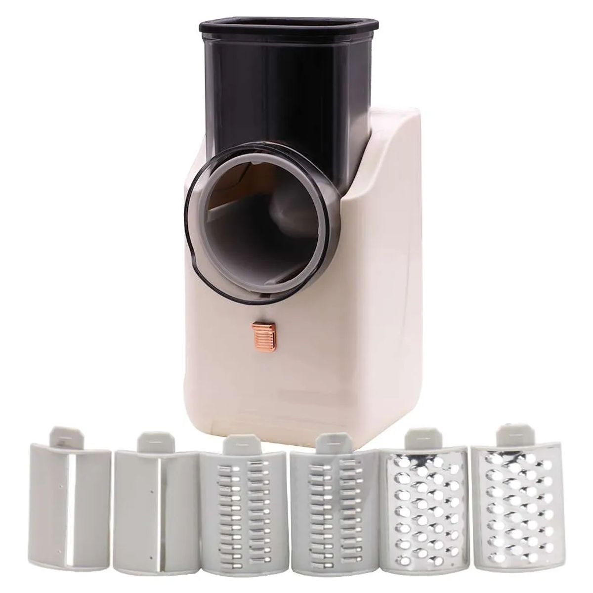 GENERICO - Picador de Verduras Eléctrico MLY‑868A Multifuncional 3 Cuchillas