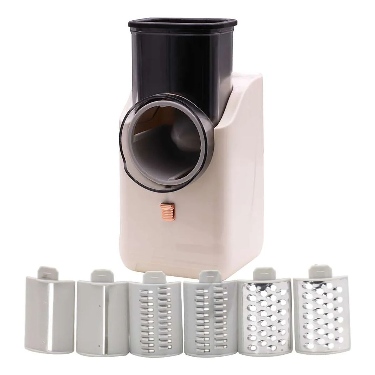 GENERICO - Picador de Verduras Eléctrico MLY‑868A Multifuncional 3 Cuchillas