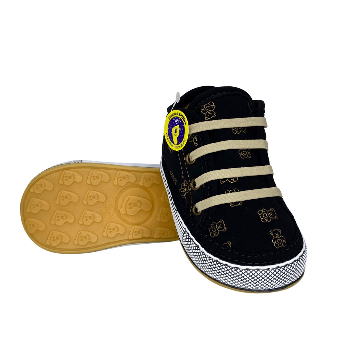 ZAPATOS PILIN - Vermont Black  Tenis Caminante  Niño