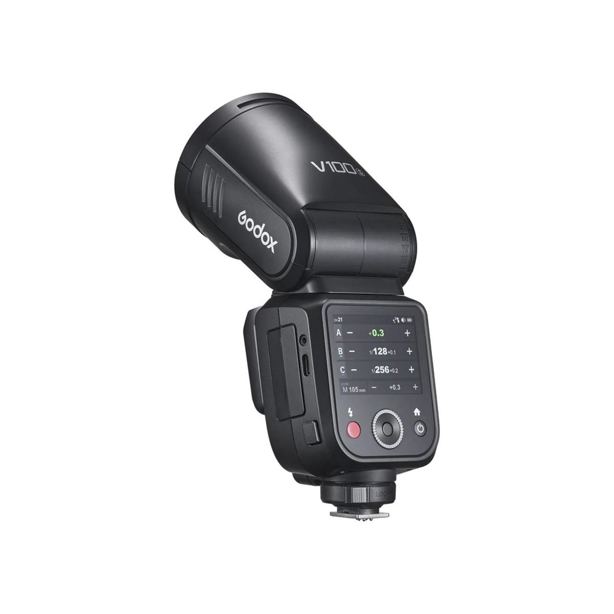 GODOX - Flash Godox V100 TTL para Nikon  LCD Táctil y 100W de Potencia