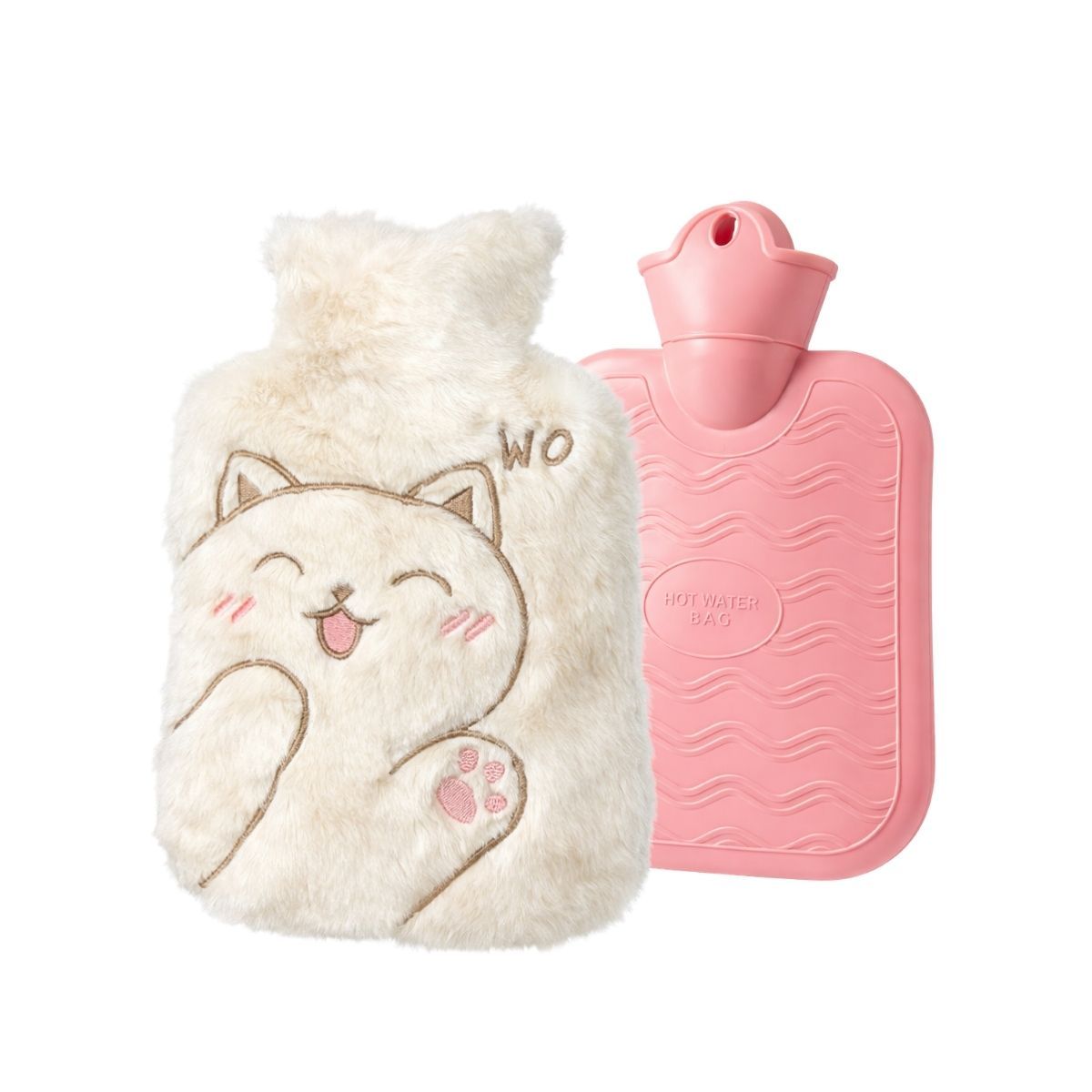 GENERICO - Bolsa Agua Caliente 1000ml Para Cólicos Menstruales Kawaii