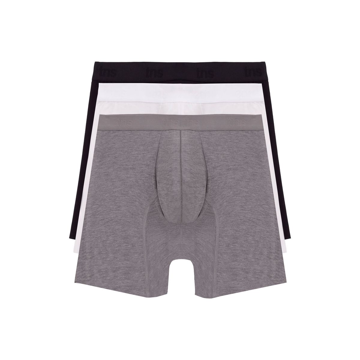 TENNIS - Boxer tripack blanco-gris-negro para hombre